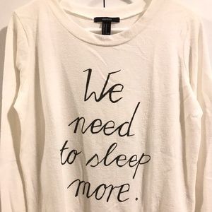NWOT Forever 21 Cozy Lounge Sweater Top